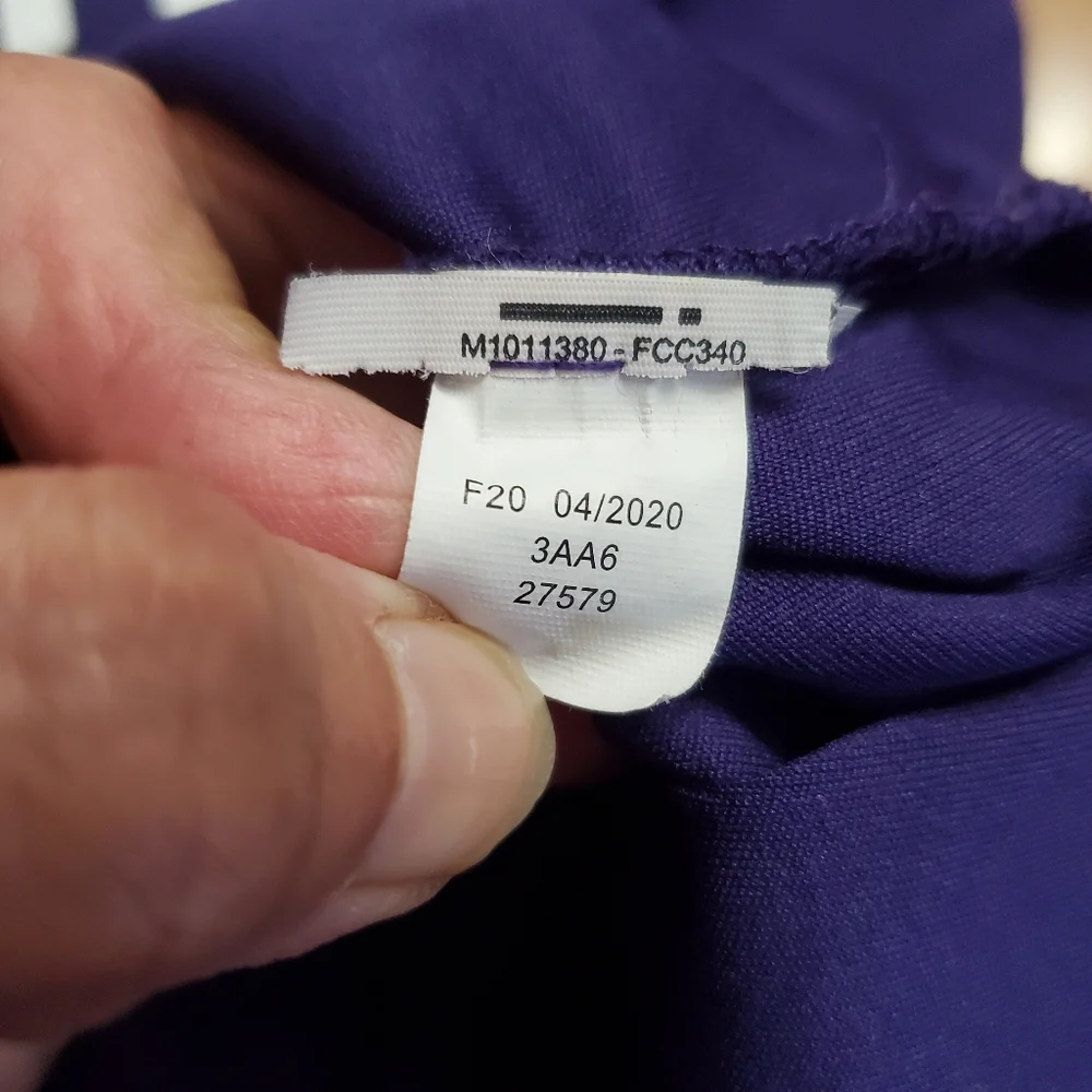 Fanatics Woman's Purple & Black Baltimore Ravens Zip-Up Hoodie Sz M Activewear - Picture 14 of 15